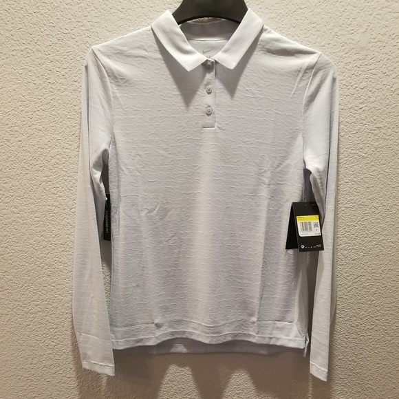 Nike DriFit Collard Long Sleeve Small P Shirt - Picture 9 of 9